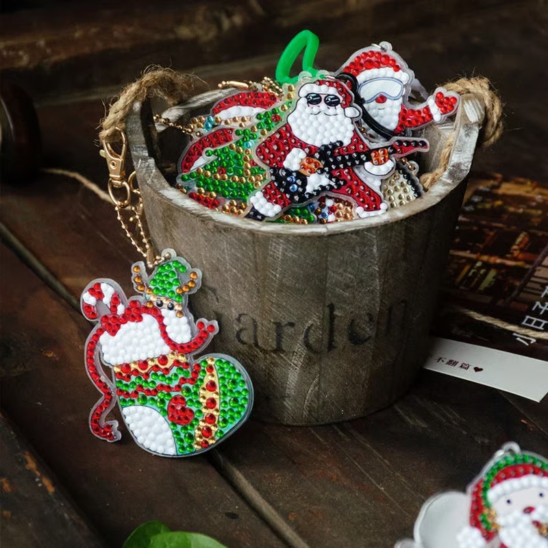 🎅Christmas DIY Diamond Painting Keychain🎁