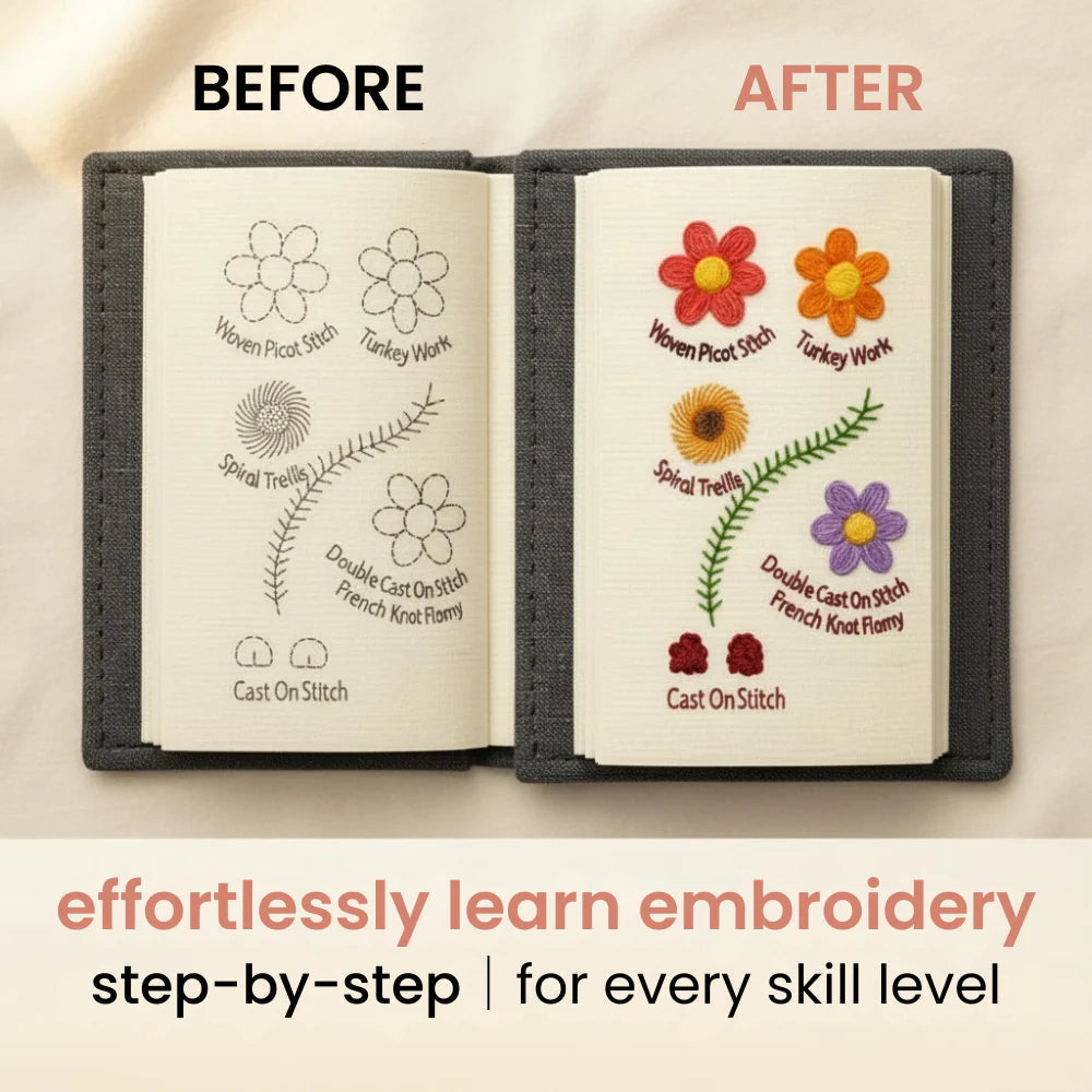 🌹Embroidery Stitching Book✨